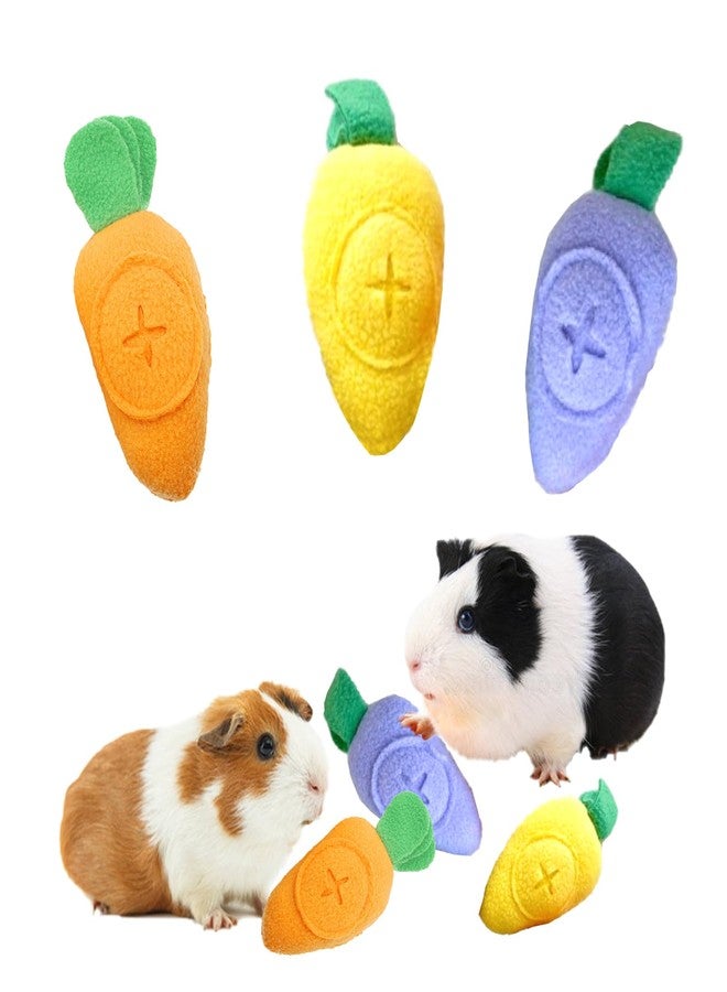 TTFdacai 3 Pcs Guinea Pig Forage Toys Snuffle Ball Treat Dispenser Feeding Toy Guinea Pig Foraging Treat Puzzle Toys for Rabbits Hamsters Chinchillas Dogs and Other Small Animals - Image 1